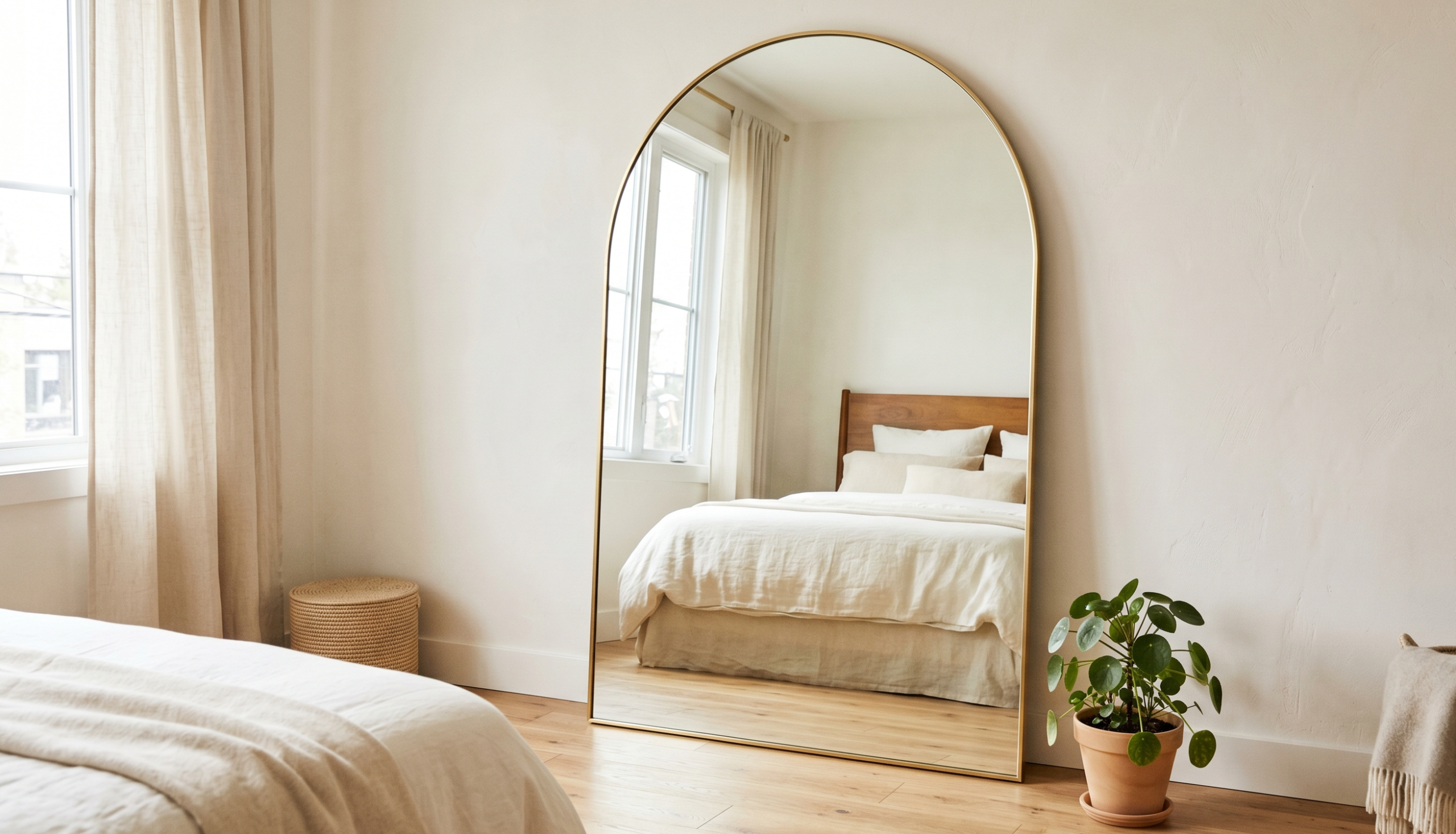 Cozy corner with warm table lamp, plant, and stack of books