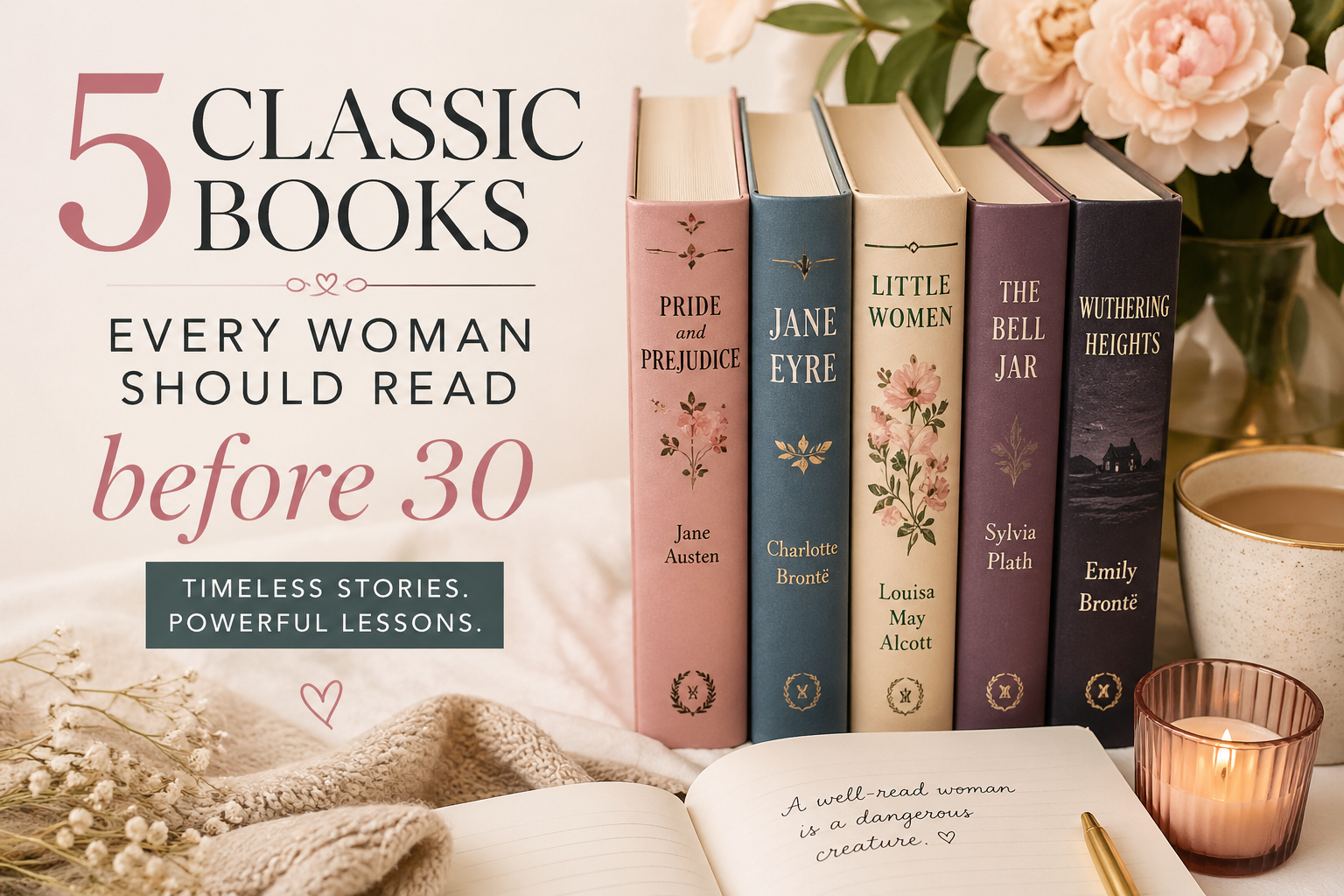 5 classic books every woman should read before 30