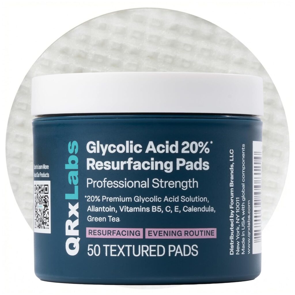 QRxLabs Glycolic Acid 20% Pads